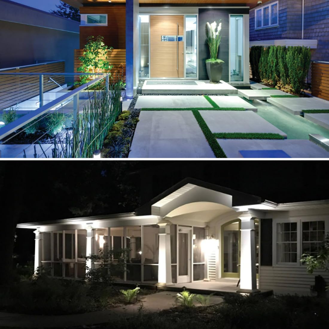 Low Voltage DC24V New Upgraded In-Ground Light Outside, 18W Wall Washer Lights, 5000K Daylight Wall Wash Landscape Lighting, Waterproof Light Bar for Garden Yard Driveway