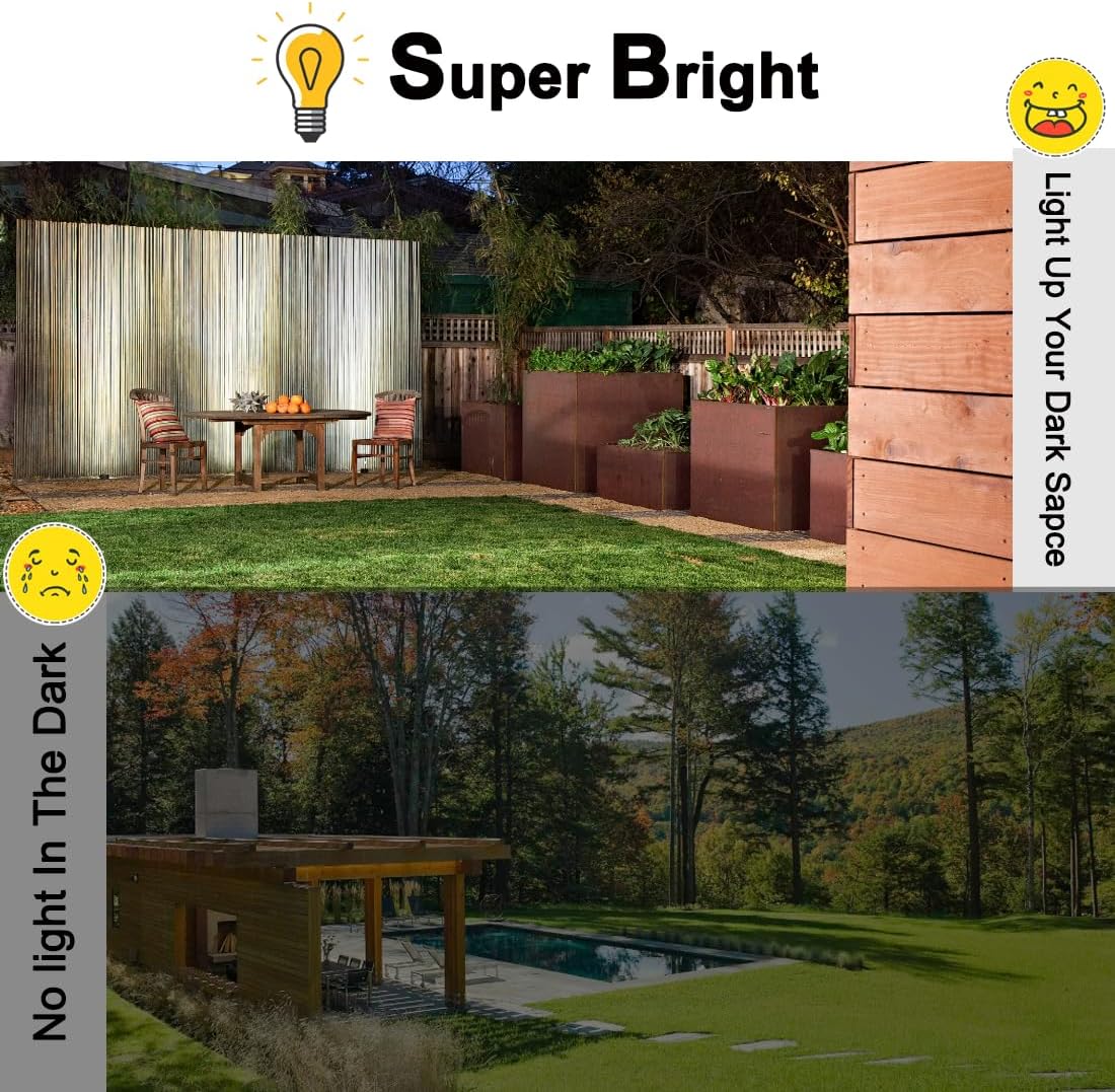 Low Voltage DC24V New Upgraded In-Ground Light Outside, 18W Wall Washer Lights, 5000K Daylight Wall Wash Landscape Lighting, Waterproof Light Bar for Garden Yard Driveway