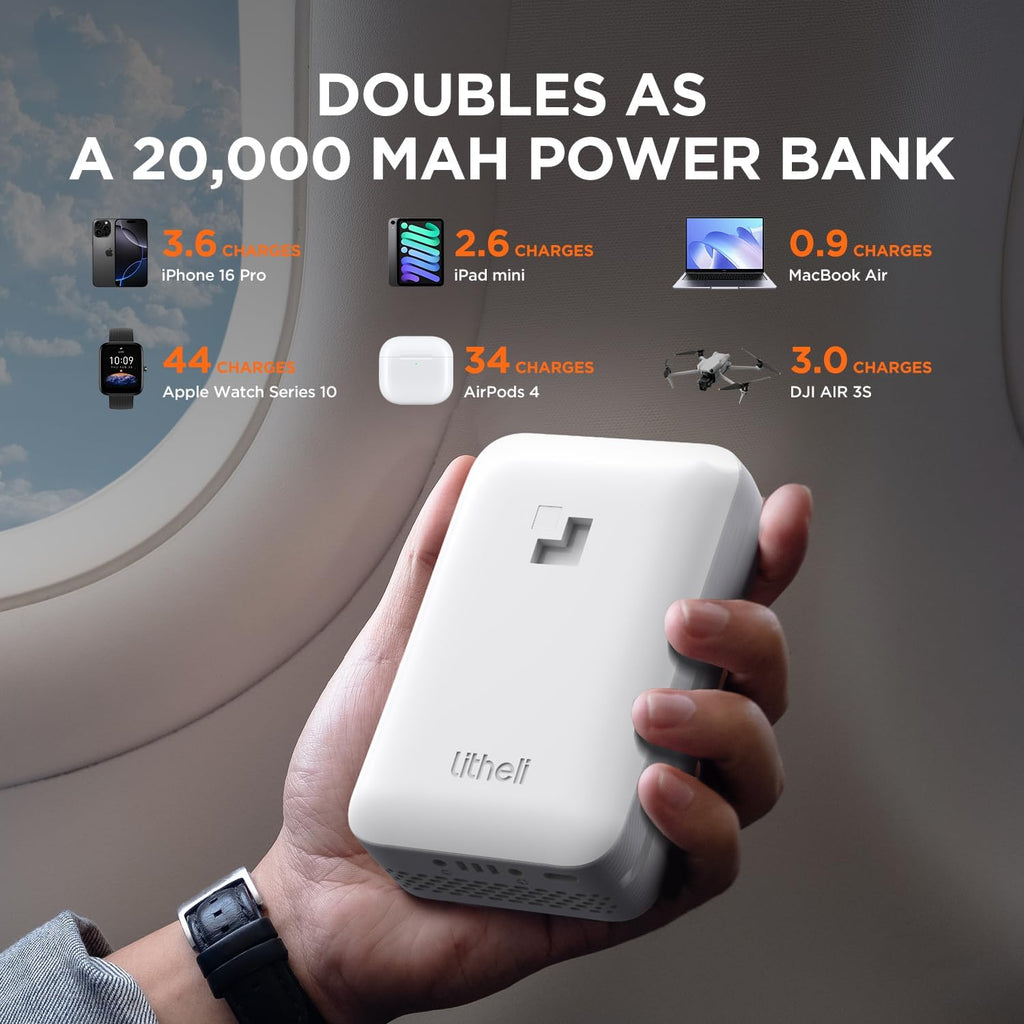 Litheli 16 Inch Lawn Mower 2x20V Electric Coreless Lawn Mower Lightweight Push Mower with 6-Position Height Adjustment, 2 X 4.0Ah Batteries.