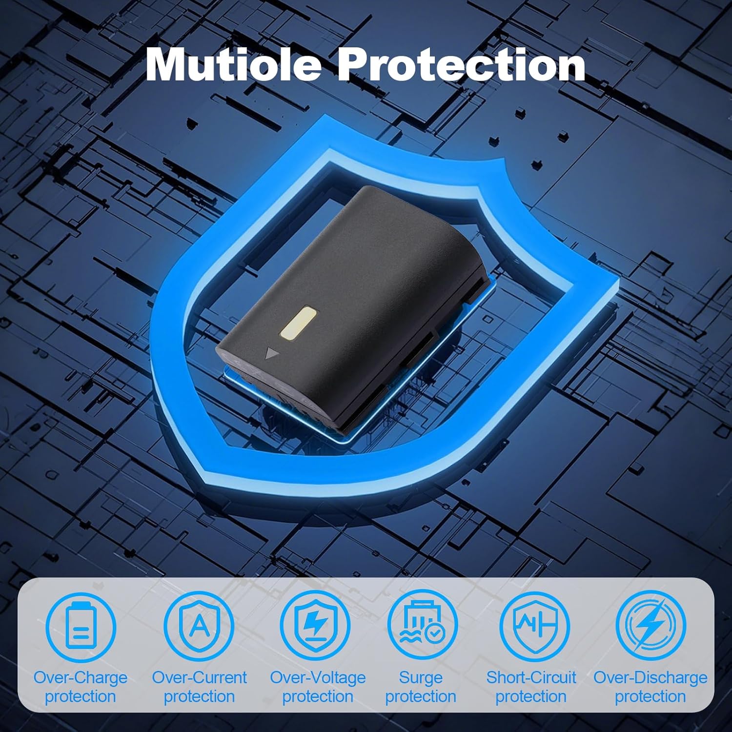 LP-E6NH Replacement Battery Compatible for Canon EOS R EOS R5 EOS R6 EOS R6 II EOS R7 EOS 90D EOS 60D EOS 70D EOS 80D EOS 6D II EOS 7D EOS 7D Mark II Cameras (2130mAh, 100% Compatible with Original)