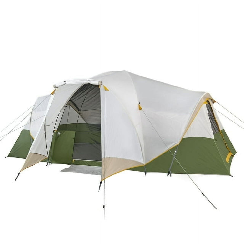 Slumberjack Aspen Grove 10 Person Hybrid Dome Family Camping Tent with 3 Rooms
