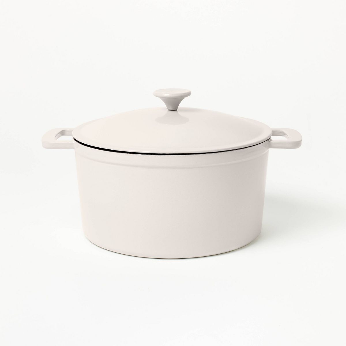 7.5qt Enamel Dutch Oven - Figmint™ (Color Light Gray)