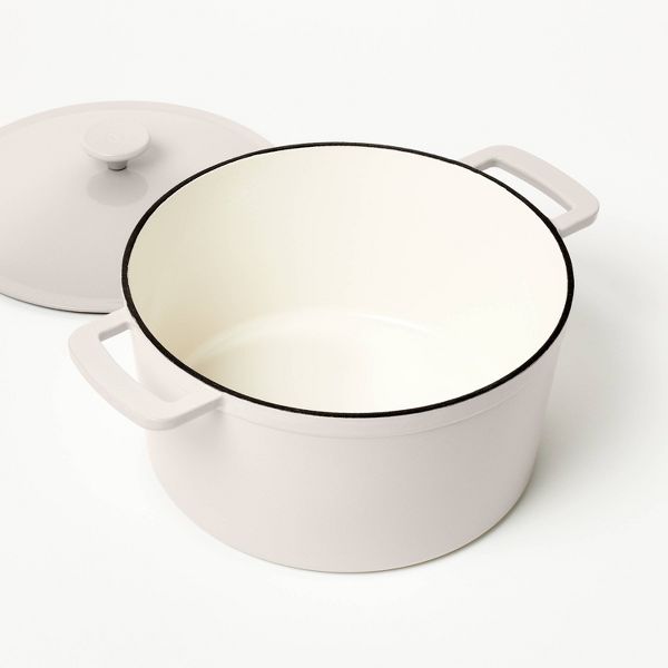 7.5qt Enamel Dutch Oven - Figmint™ (Color Light Gray)