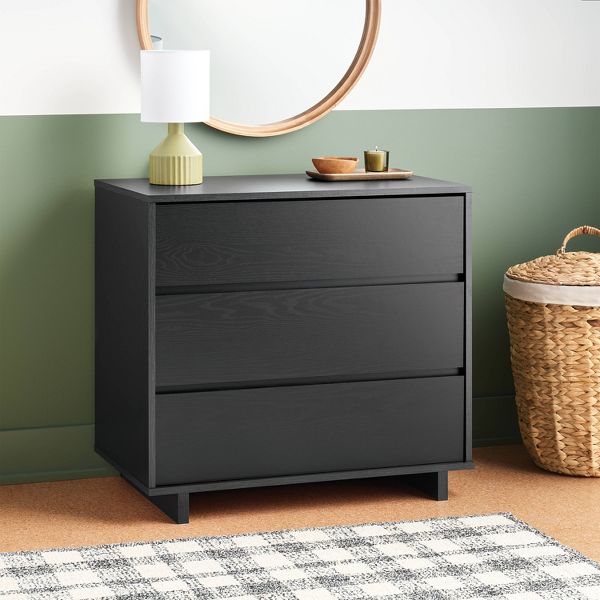 Modern 3 Drawer Dresser Espresso - Room Essentials™