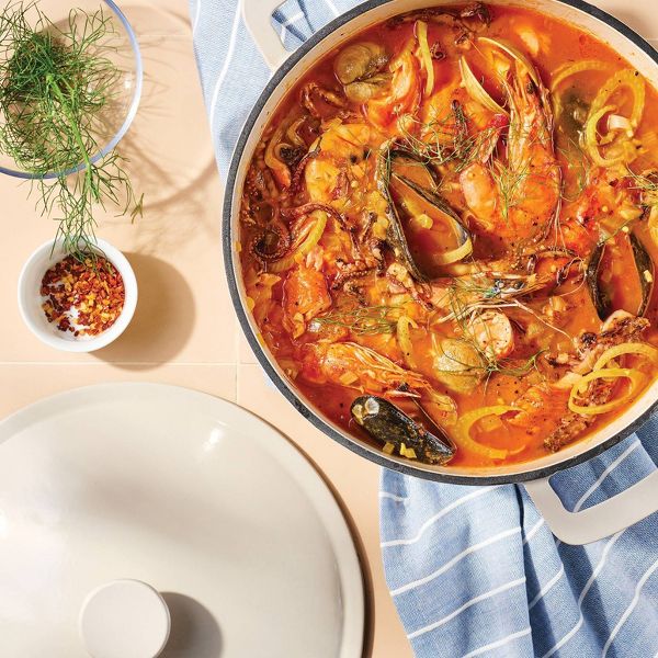 7.5qt Enamel Dutch Oven - Figmint™ (Color Light Gray)