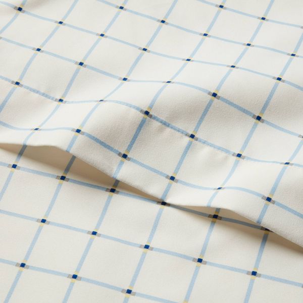 Microfiber Sheet Set - Room Essentials™ - TWIN/TWIN XL Blue Grid