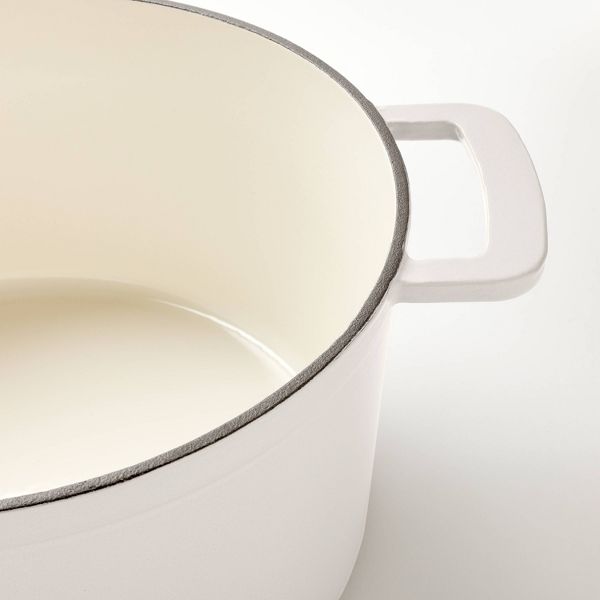 7.5qt Enamel Dutch Oven - Figmint™ (Color Light Gray)