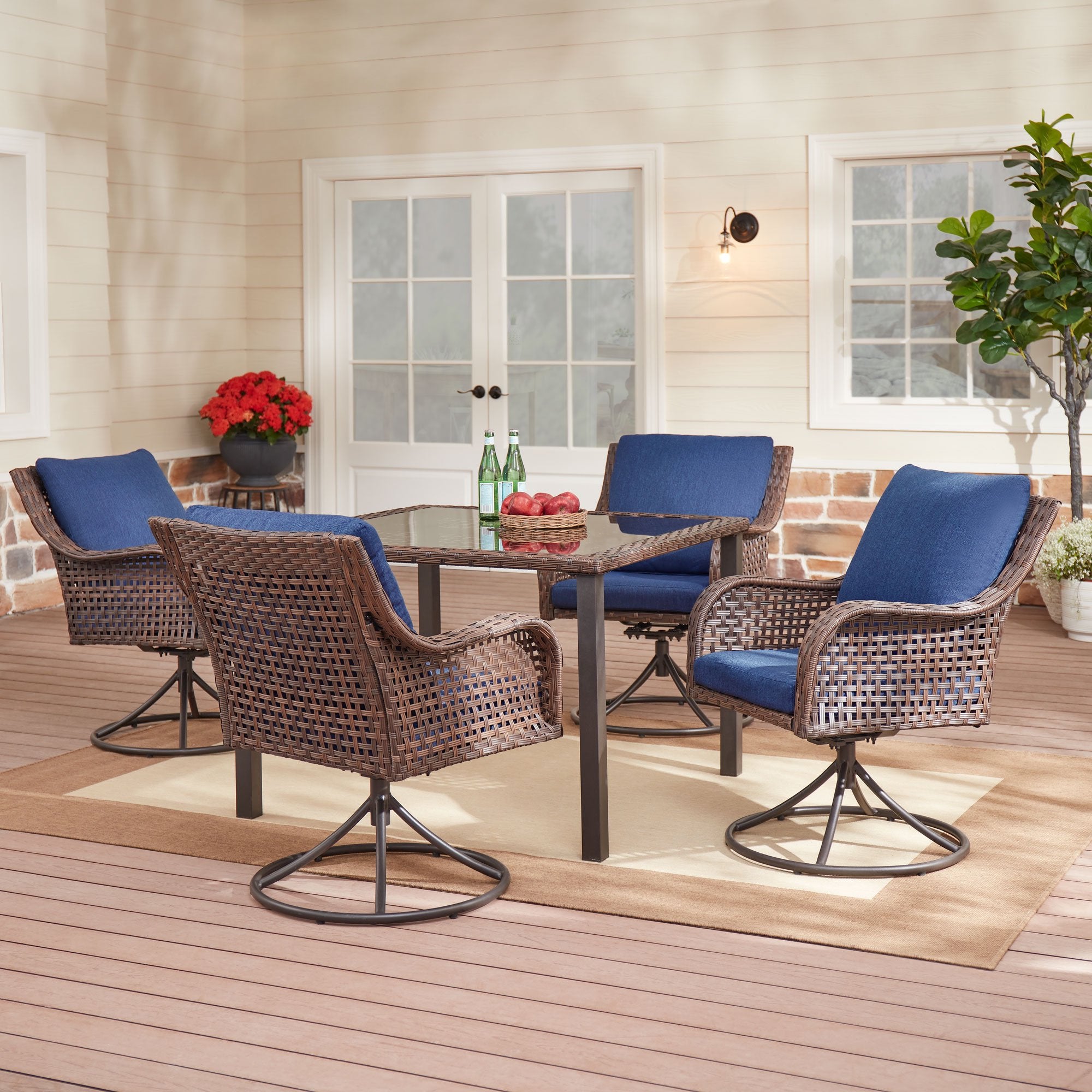 (Only Box 2 - Table) Mainstays Tuscany Ridge 5-Piece Outdoor Dining Set