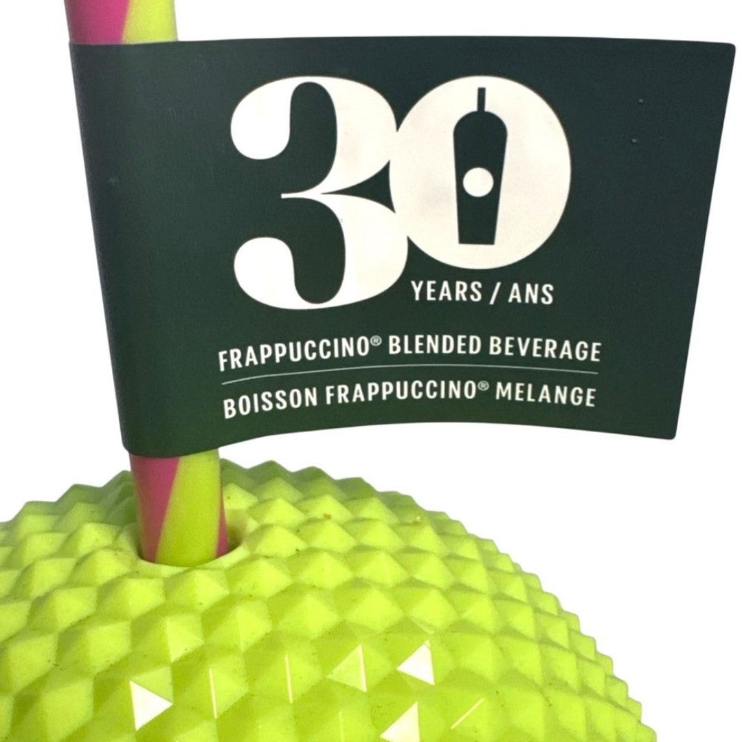 Starbucks 30 Years Frappuccino® Lime Green Studded Dome Cold Cup | 16oz