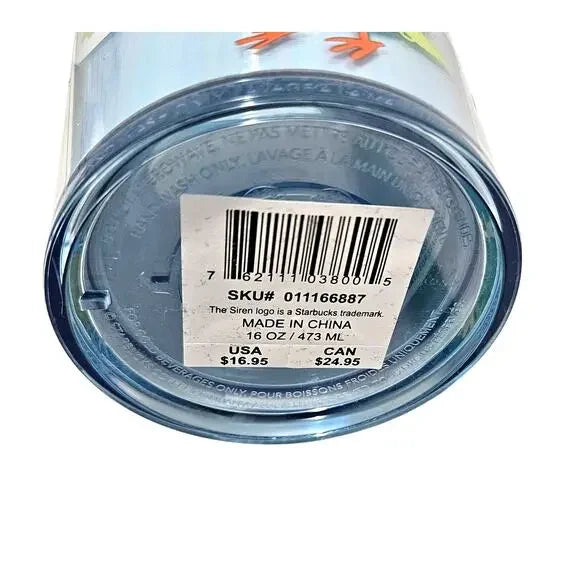 Starbucks 2025 Easter Egg Bunny Bend Straw Grande 16oz Cold Cup Tumbler