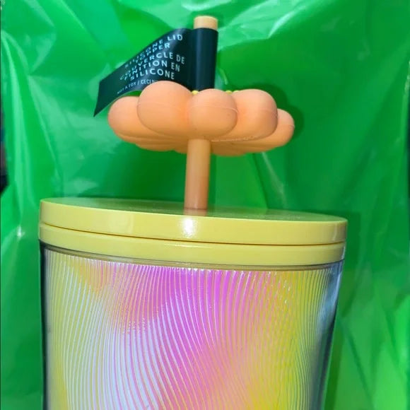 New 24OZ. Starbucks Coffee Cold Cup, 2025, with Silicone topper