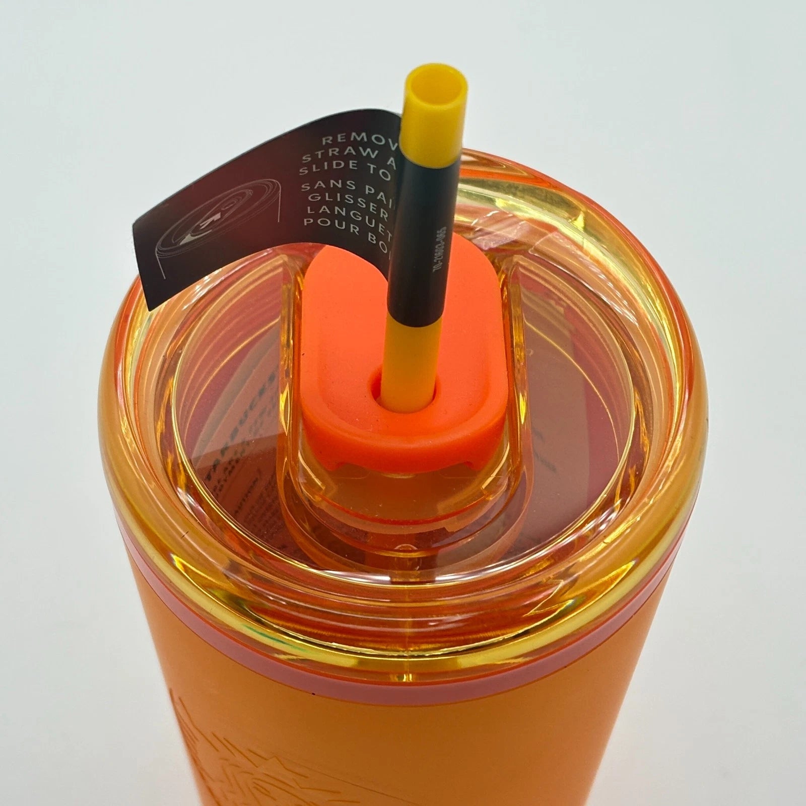 Starbucks Summer '25 Matte Neon Orange Soft Touch Hot/Cold Tumbler