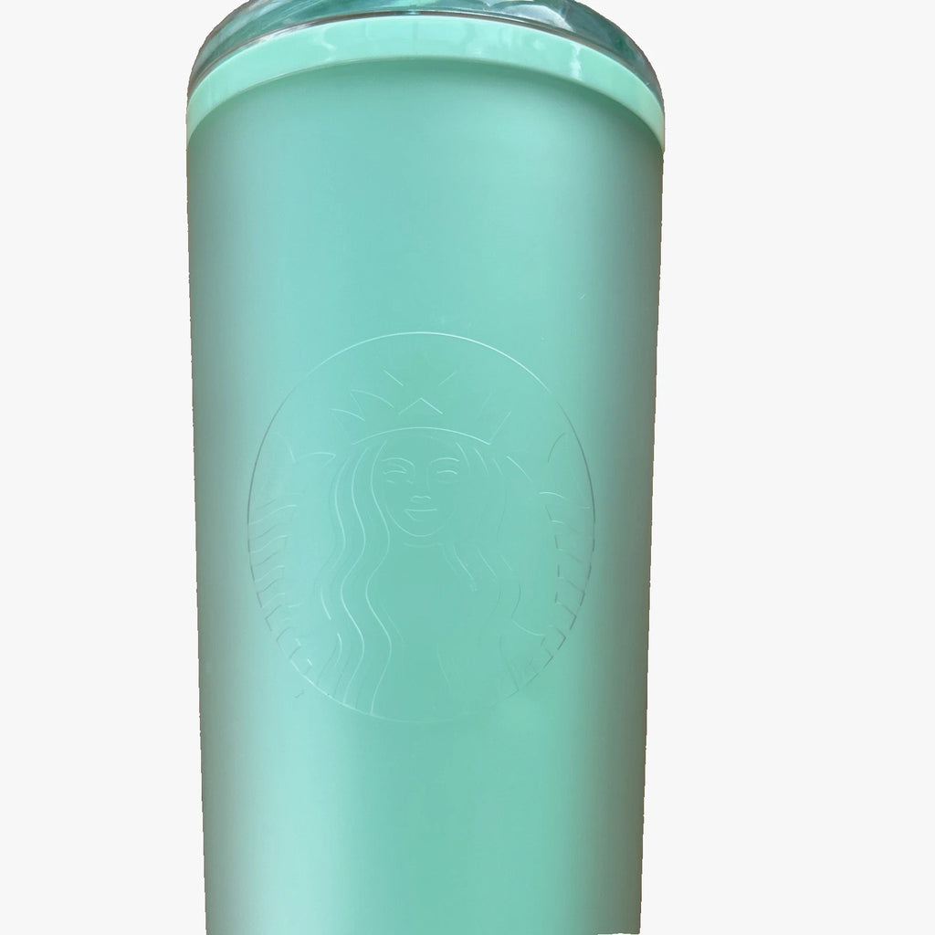 Starbucks Summer 2025 Seafoam Mint Green Soft Touch Hot/Cold 24 Oz Tumbler