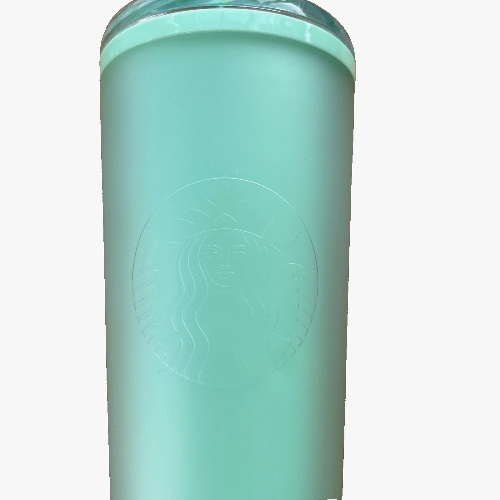 Starbucks Summer 2025 Seafoam Mint Green Soft Touch Hot/Cold 24 Oz Tumbler
